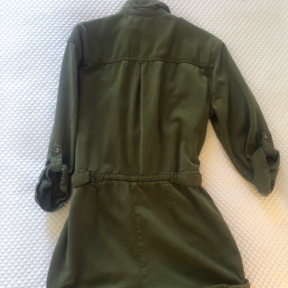 Free People Isla utility Olive Green Jumpsuit - Picture 4 of 4